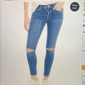 Current/Elliot the Stiletto 2 yr destroyed skinny